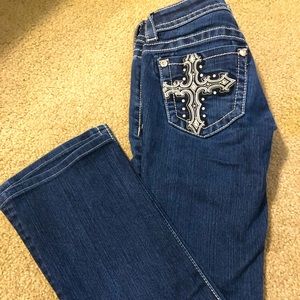 VGUC Miss Me boot cut jeans